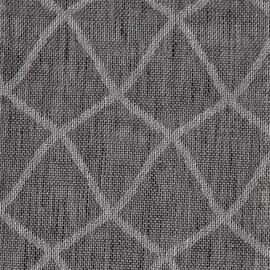 143840 Flaunt Piazza Voiles Charcoal Fabric by Harlequin