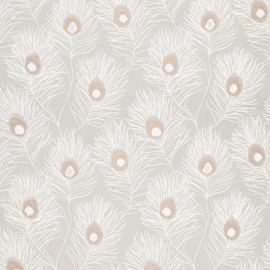 132665 Orlena Paloma Rose Gold / Pearl Fabric by Harlequin