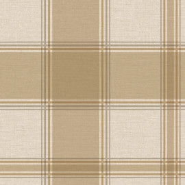 7158 GB7158 Carmella Check Cream / Sand Wallpaper by Belgravia