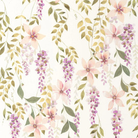 SOLI200305202 Wisteria Soliflore Wallpaper by Casadeco