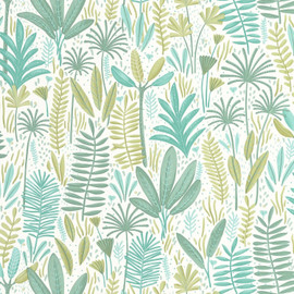 MNM105727177 Herbes Folles Les Mini Mondes Wallpaper by Caselio