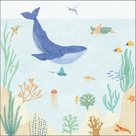 MNM105666001 Le Monde De La Mer Les Mini Mondes Wallpaper by Caselio