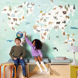 MNM105766301 Decouvrir Le Monde Les Mini Mondes Wallpaper by Caselio