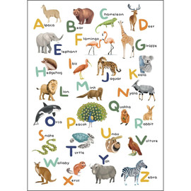 MNM105857004 Let S Learn The Alphabet Les Mini Mondes Wallpaper by Caselio
