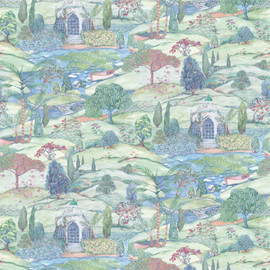 W7900-02 Lodhi Byzance Aqua Wallpaper by Osborne & Little