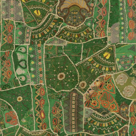 BW45125/2 Front Row Kit Kemp Wallpaper By GP & J Baker