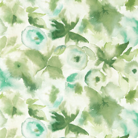 113137 Flores Idyllic Clover/Kelly/Aqua Wallpaper by Harlequin 113137 Flores Idyllic Clover/Kelly/Aqua Wallpaper by Harlequin