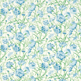 121248 Fleur de Joie Idyllic Sky/Forest Fabric by Harlequin 121248 Fleur de Joie Idyllic Sky/Forest Fabric by Harlequin