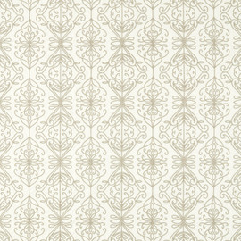 134069 Java Linen Idyllic Diffused Light/Pearl Fabric by Harlequin