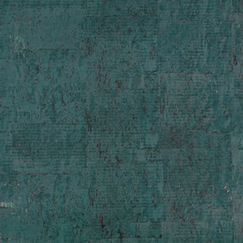 ZW144/10 Oolite Matt Mineralogy Electric Teal Wallpaper by Zinc Textile