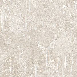 47649 Woodland Heritage Beige Wallpaper By Galerie