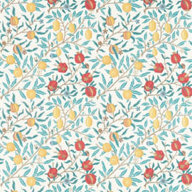 226906 Fruit Simply Morris Green Indigo/Madder Fabric by Morris & Co 226906 Fruit Simply Morris Green Indigo/Madder Fabric by Morris & Co