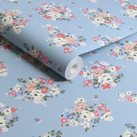 125507 Clifton Floral Blue Wallpaper by Cath Kidston 125507 Clifton Floral Blue Wallpaper by Cath Kidston