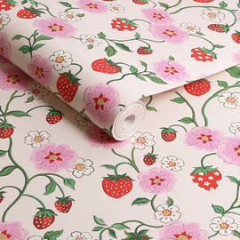 125531 Strawberry Spring Wallpaper by Cath Kidston 125531 Strawberry Spring Wallpaper by Cath Kidston