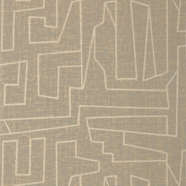 T41034 Matrix Modern Resource 4 Metallic Gold and Grey Wallpaper by Thibaut