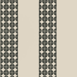 AT23131 Fairmont Stripe Willow Tree Black Wallpaper by Anna French