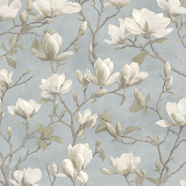 36404 Petalina Blue Opus Wallpaper by Holden Decor