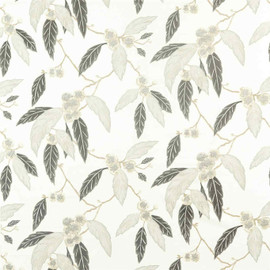 120823 Coppice Salinas Prints And Weaves Platinum/Ebony Fabric by Harlequin