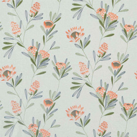 132640 Cayo Zapara Coral/Silver Fabric by Harlequin 132640 Cayo Zapara Coral/Silver Fabric by Harlequin