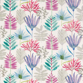 120745 Yasuni Zapara Cerise/Lagoon Fabric by Harlequin 120745 Yasuni Zapara Cerise/Lagoon Fabric by Harlequin