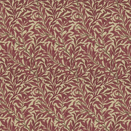 230288 Willow Boughs Archive Weaves Crimson/Manilla Fabric by Morris & Co 230288 Willow Boughs Archive Weaves Crimson/Manilla Fabric by Morris & Co
