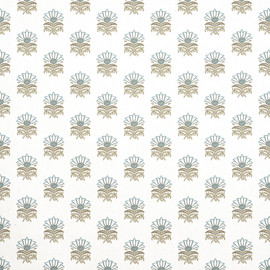 AF15159 Milford Antilles Spa Blue Fabric by Anna French