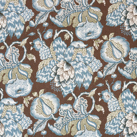 AF15110 Westmont Antilles Brown/Slate Fabric by Anna French