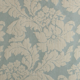 AW72982 Caserta Damask Manor Aqua Fabric by Anna French AW72982 Caserta Damask Manor Aqua Fabric by Anna French