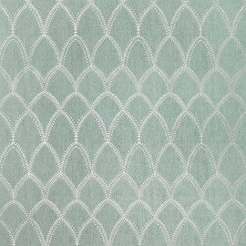 AF73014 Burmese Meridian Aqua Fabric by Anna French