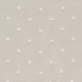 AW73011 French Knot Embroidery Meridian Flax Fabric by Anna French