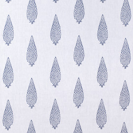 AW73005 Manor Embroidery Meridian Navy on White Fabric by Anna French AW73005 Manor Embroidery Meridian Navy on White Fabric by Anna French