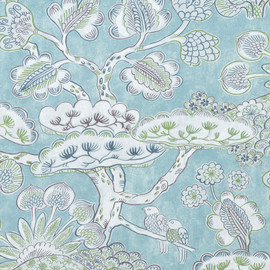 AF9863 Tree House Nara Robin's Egg Fabric by Anna French