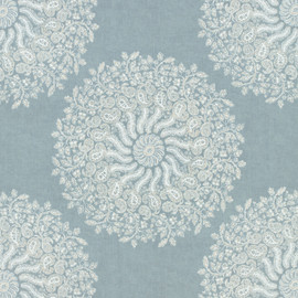 AF78729 La Provence Palampore Robin's Egg Fabric by Anna French AF78729 La Provence Palampore Robin's Egg Fabric by Anna French