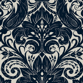 LB25167 Damask Sauvage Laurence Llewelyn Bowen Off The Wall Wallpaper by Galerie LB25167 Damask Sauvage Laurence Llewelyn Bowen Off The Wall Wallpaper by Galerie