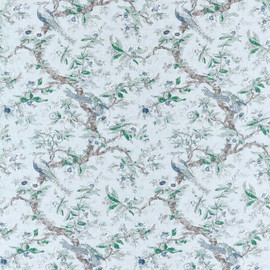 322736 Chintz Cotswolds Manor Blue Stone Fabric by Zoffany 322736 Chintz Cotswolds Manor Blue Stone Fabric by Zoffany