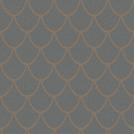 32721 Arch The New Design Book Dark Grey and Rose Gold Wallpaper By Galerie