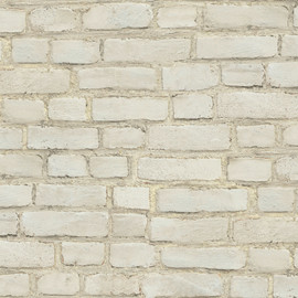 BB51102 Coastal Brick Effect Motif Bricks and More Grey, Red and White Wallpaper By Galerie