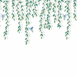 GNL105400405 Birdy Small Panel Green Life 2 Wallpaper by Caselio GNL105400405 Birdy Small Panel Green Life 2 Wallpaper by Caselio