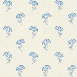 FC60802 Lotus French Country Bluebell Wallpaper By Galerie