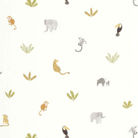 OUTD200777474 Companions Of The Jungle Once Upon A Time 2 Wallpaper by Casadeco