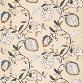 332346 Pomegranate Tree Kensington Walk Indienne Fabric by Zoffany 332346 Pomegranate Tree Kensington Walk Indienne Fabric by Zoffany