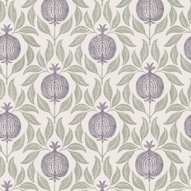 130288 Apple of Grenada Concerto Mauve and Sage Wallpaper By Graham & Brown