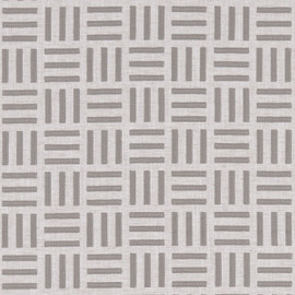 F1449/04 Parallel Origins Silver Fabric by Clarke and Clarke