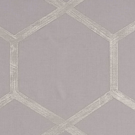 F1469/03 Forma Metalli Charcoal/Silver Fabric by Clarke and Clarke