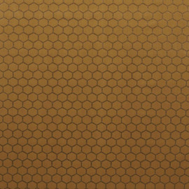 F1565/02 Hexa Illusion Gold Fabric by Clarke and Clarke