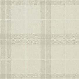 110287 Inga Purity Oatmeal Linen Wallpaper by Harlequin