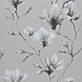 110880 Lotus Purity Silver Wallpaper by Harlequin