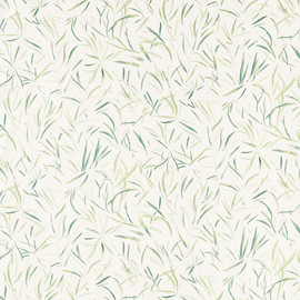 121272 Moji Kasuri Forest and Evergreen Fabric by Harlequin