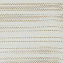 134513 Ayla Indoor Outdoor Weaves II Chalk and Taupe Fabric by Harlequin