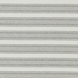 134514 Ayla Indoor Outdoor Weaves II Chalk and Black Earth Fabric by Harlequin